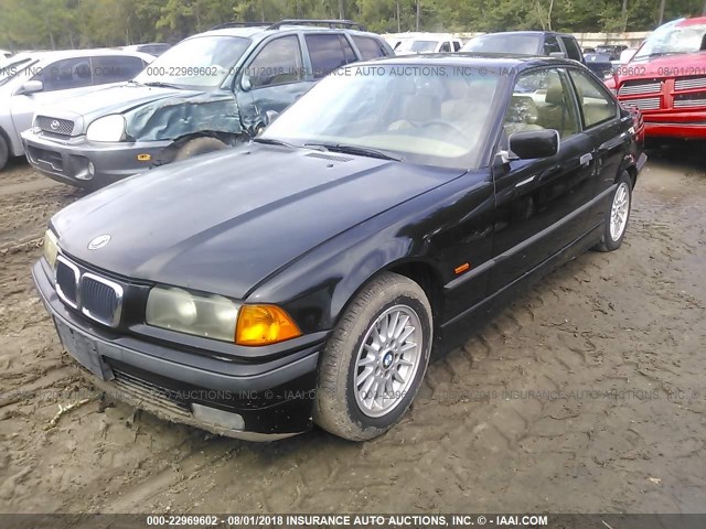 WBABF8324WEH60057 - 1998 BMW 323 IS AUTOMATIC BLACK photo 2