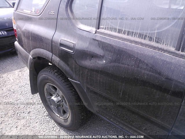 4S2CK58W2X4335832 - 1999 ISUZU RODEO S/LS/LSE BLACK photo 6