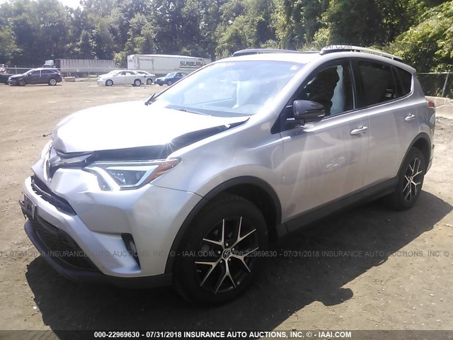 2T3JFREV9GW438548 - 2016 TOYOTA RAV4 SE SILVER photo 2