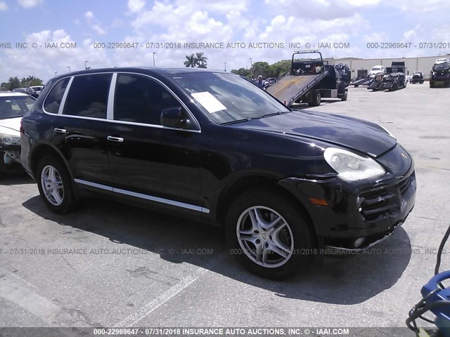 WP1AA29P39LA05877 - 2009 PORSCHE CAYENNE BLACK photo 1