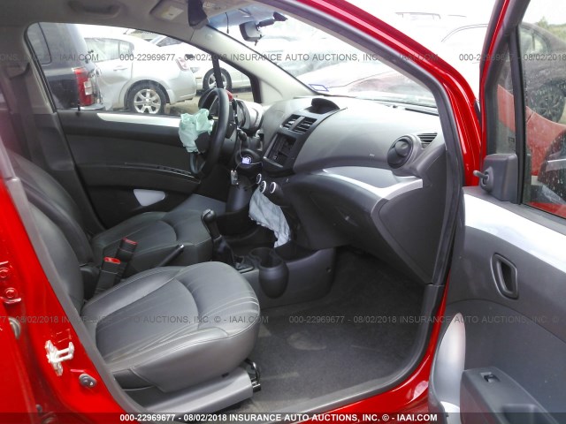 KL8CA6S94EC543584 - 2014 CHEVROLET SPARK LS RED photo 5