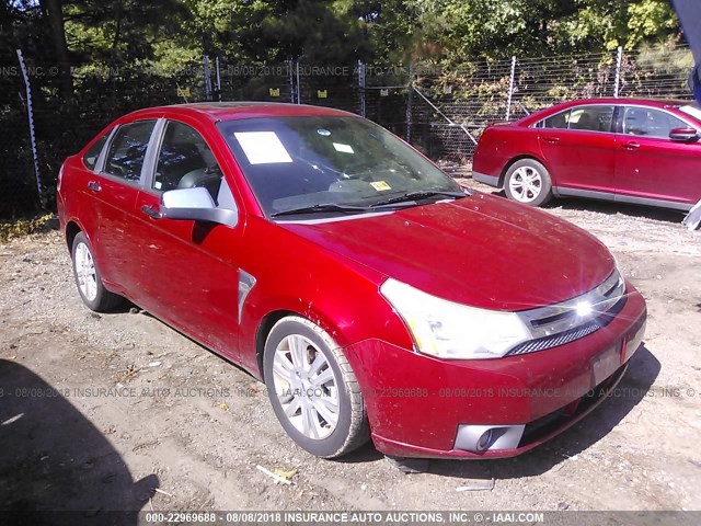 1FAHP37N29W156140 - 2009 FORD FOCUS SEL წითელი ფოტო 1