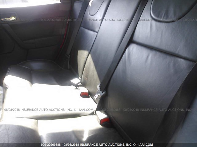 1FAHP37N29W156140 - 2009 FORD FOCUS SEL წითელი ფოტო 8