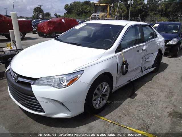 4T4BF1FK3GR550318 - 2016 TOYOTA CAMRY LE/XLE/SE/XSE WHITE photo 2
