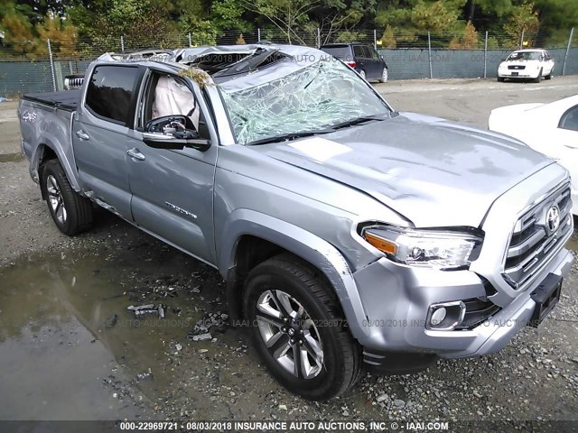 3TMGZ5AN9HM063117 - 2017 TOYOTA TACOMA DOUBLE CAB/LTD GRAY photo 6