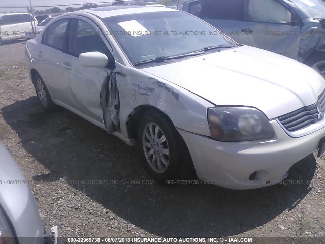 4A3AB56F07E023893 - 2007 MITSUBISHI GALANT ES PREMIUM/LS PREMIUM WHITE photo 6