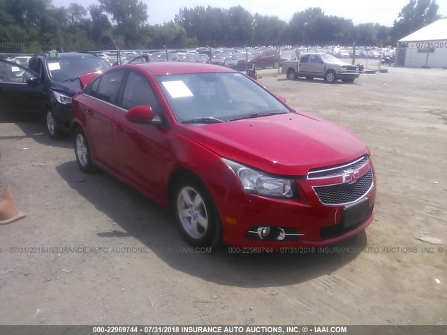 1G1PC5SB3D7262909 - 2013 CHEVROLET CRUZE LT RED photo 1