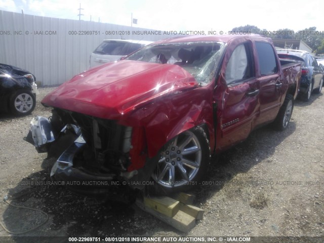 3GCPCSEAXBG179018 - 2011 CHEVROLET SILVERADO C1500 LT RED photo 2