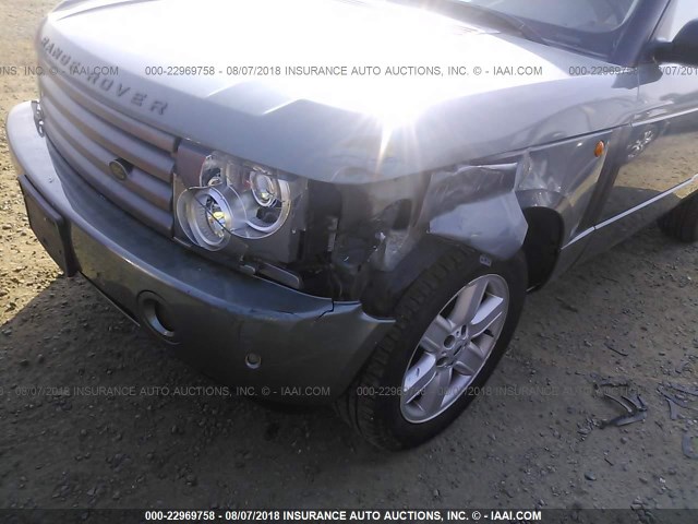 SALMB11473A112983 - 2003 LAND ROVER RANGE ROVER HSE GRAY photo 6