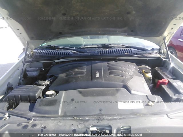 5LMEU78HX3ZJ11371 - 2003 LINCOLN AVIATOR 锡色 照片 10