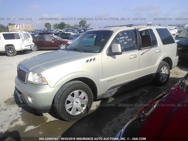 5LMEU78HX3ZJ11371 - 2003 LINCOLN AVIATOR Pewter photo 2