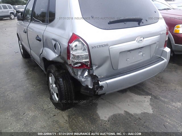 KM8JM12B37U558713 - 2007 HYUNDAI TUCSON GLS GRAY photo 6