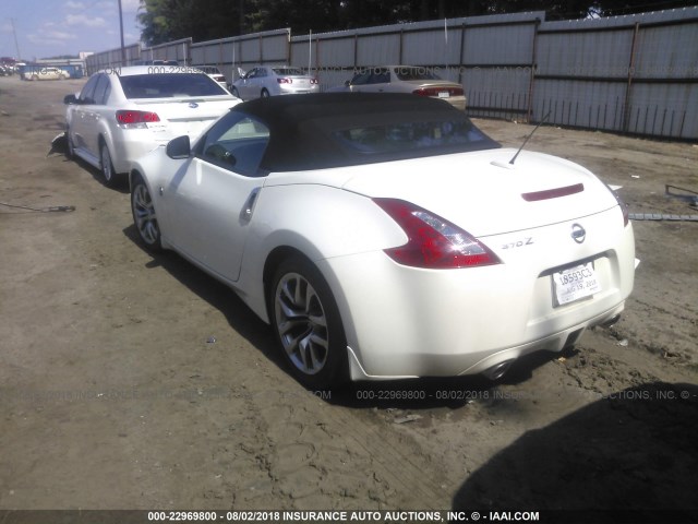 JN1AZ4FH1CM371084 - 2012 NISSAN 370Z TOURING WHITE photo 3