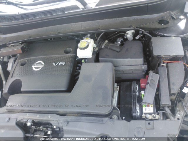 5N1AR2MN3DC619431 - 2013 NISSAN PATHFINDER S/SV/SL/PLATINUM BLACK photo 10