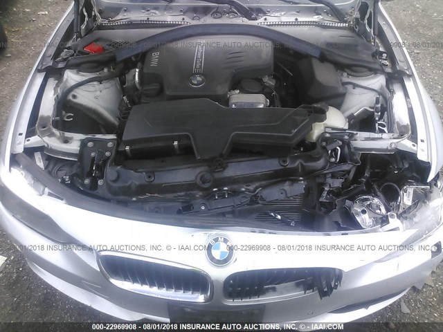 WBA3B3G51FNR87890 - 2015 BMW 328 XI SILVER photo 10