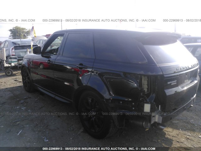 SALWR2VF7FA610904 - 2015 LAND ROVER RANGE ROVER SPORT SC BLACK photo 3