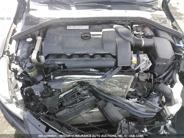 YV1902FH7C2109641 - 2012 VOLVO S60 T6 GRAY photo 10