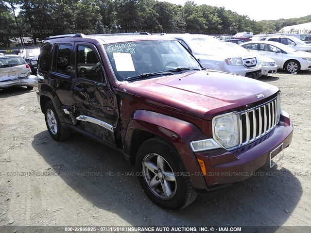 1J8GN58K49W525083 - 2009 JEEP LIBERTY LIMITED RED photo 6