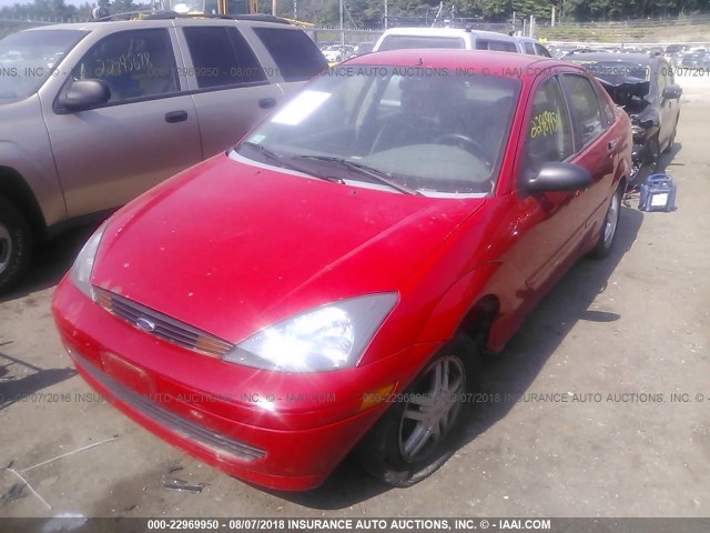 1FAFP34333W190816 - 2003 FORD FOCUS SE COMFORT/SE SPORT RED photo 2