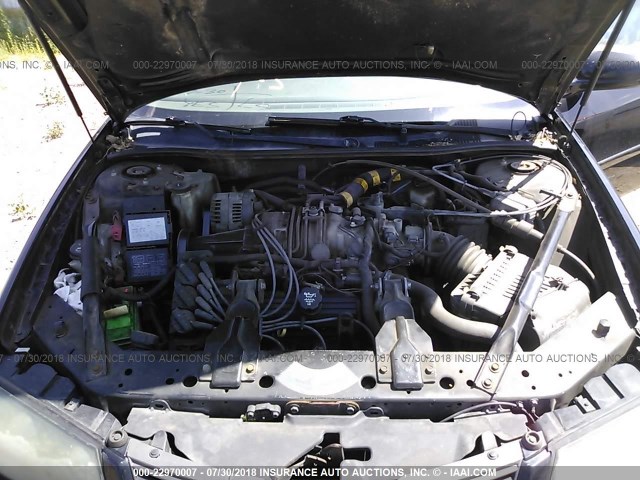 2G1WP521849128256 - 2004 CHEVROLET IMPALA SS BLACK photo 10