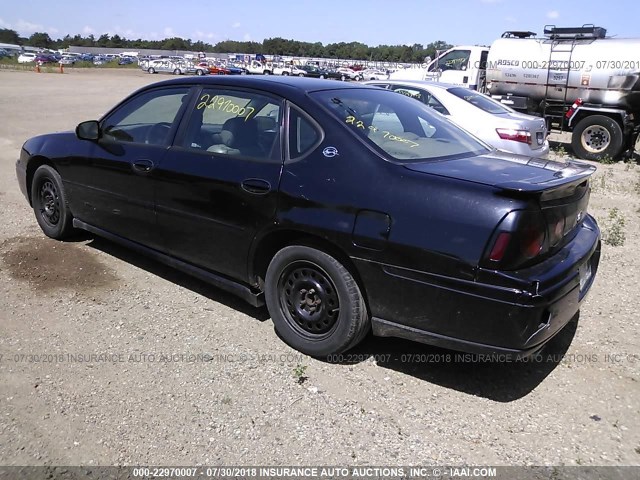 2G1WP521849128256 - 2004 CHEVROLET IMPALA SS BLACK photo 3