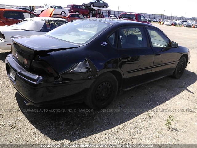 2G1WP521849128256 - 2004 CHEVROLET IMPALA SS BLACK photo 4