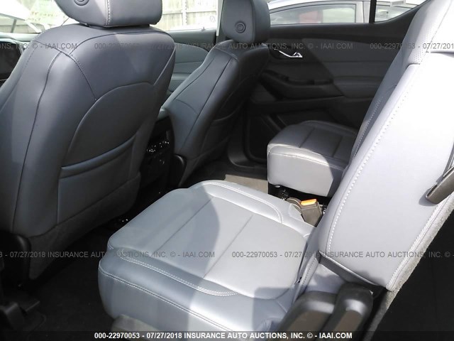 1GNEVJKWXJJ247947 - 2018 CHEVROLET TRAVERSE PREMIER SILVER photo 8