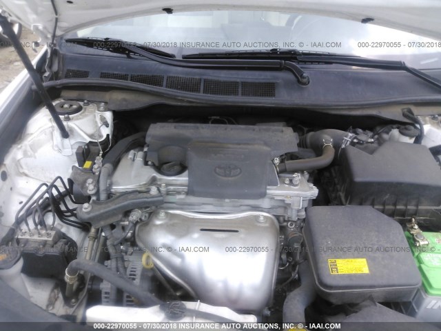4T4BF1FK7DR286645 - 2013 TOYOTA CAMRY L/SE/LE/XLE 白色 照片 10