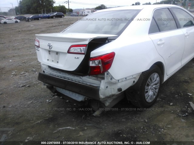 4T4BF1FK7DR286645 - 2013 TOYOTA CAMRY L/SE/LE/XLE 白色 照片 6