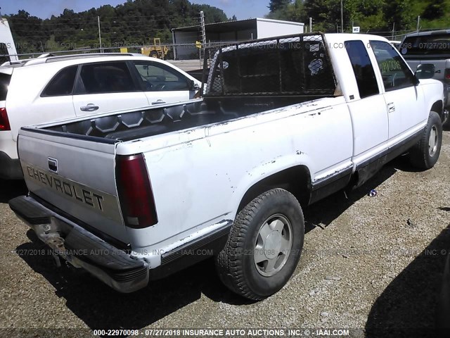 2GCEK19K8P1162872 - 1993 CHEVROLET GMT-400 K1500 Սպիտակ լուսանկար 4