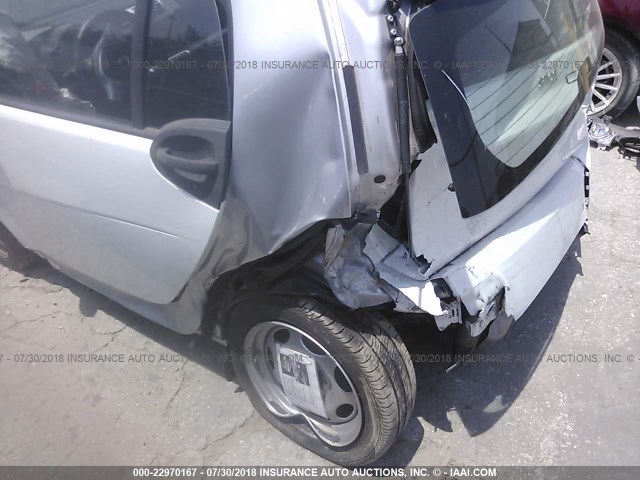 WMEEJ3BA8EK767490 - 2014 SMART FORTWO PURE/PASSION WHITE photo 6