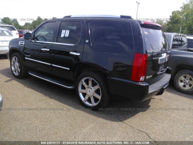 1GYUCEEJ5AR170241 - 2010 CADILLAC ESCALADE HYBRID BLACK photo 3