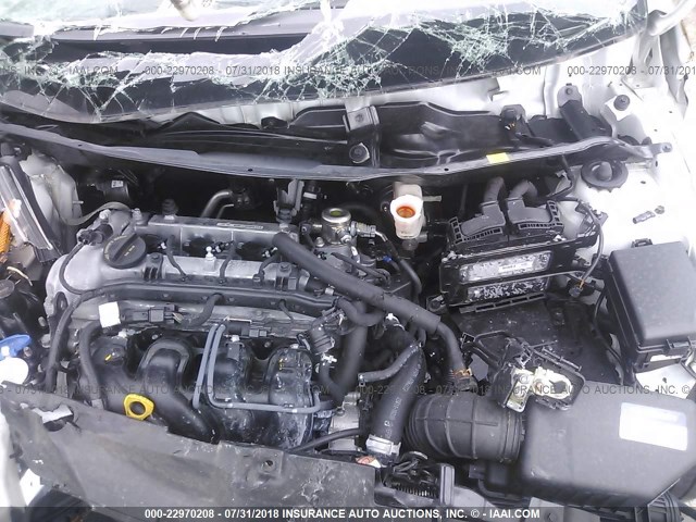 KMHCT4AE0HU368328 - 2017 HYUNDAI ACCENT SE WHITE photo 10