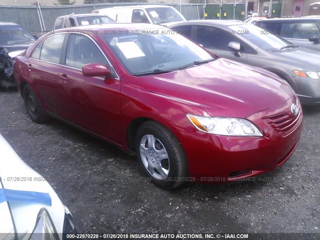 4T1BK46K97U006641 - 2007 TOYOTA CAMRY NEW GENERAT LE/XLE/SE RED photo 1