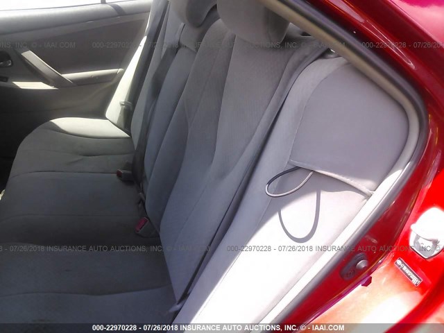 4T1BK46K97U006641 - 2007 TOYOTA CAMRY NEW GENERAT LE/XLE/SE RED photo 8