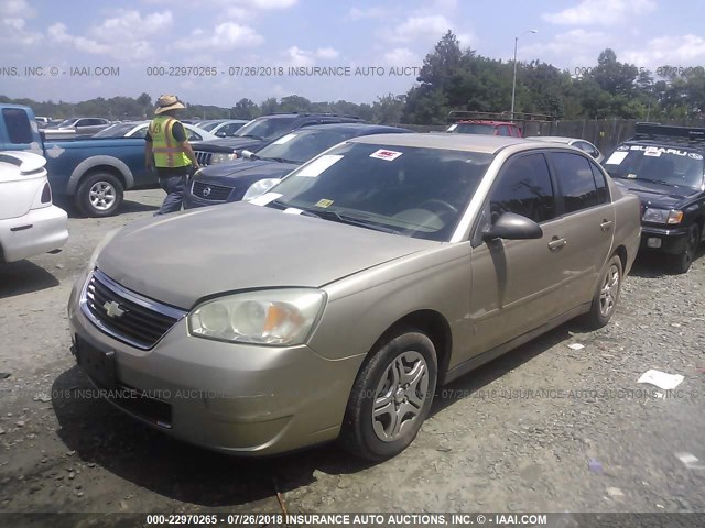 1G1ZS58F77F274724 - 2007 CHEVROLET MALIBU LS Qızıl foto 2