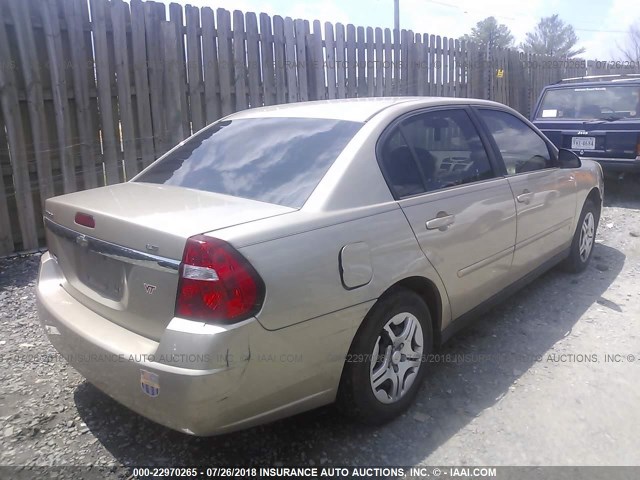 1G1ZS58F77F274724 - 2007 CHEVROLET MALIBU LS Qızıl foto 4
