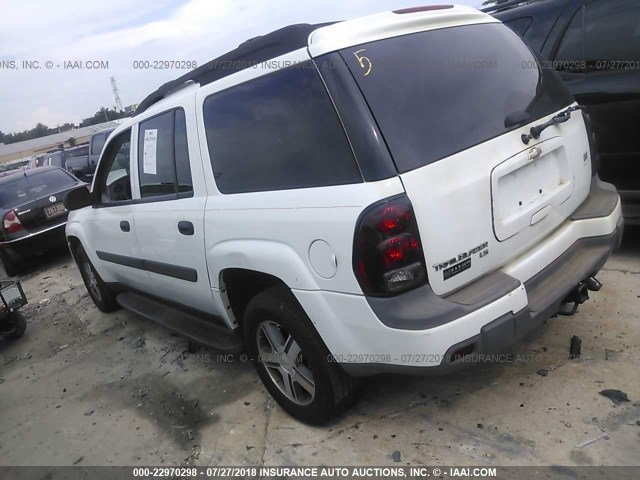 1GNET16S156164400 - 2005 CHEVROLET TRAILBLAZER EXT LS/EXT LT WHITE photo 3