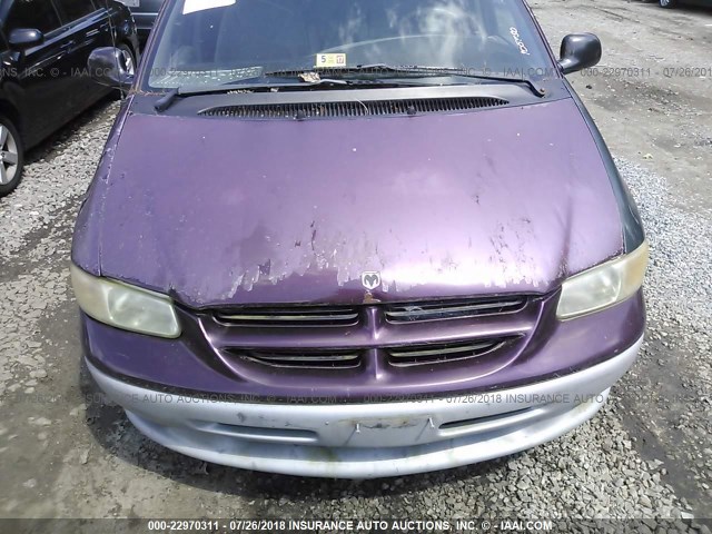 1B4GP44G2YB705730 - 2000 DODGE GRAND CARAVAN SE/SPORT PURPLE photo 6