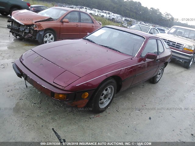 9249209170 - 1979 PORSCHE 924 BURGUNDY photo 2