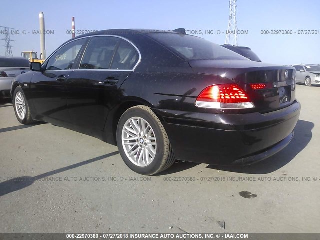 WBAGL63574DP73804 - 2004 BMW 745 I BLACK photo 3