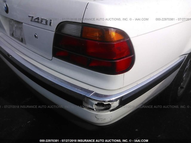 WBAGF6320SDH05423 - 1995 BMW 740 I AUTOMATIC WHITE photo 6