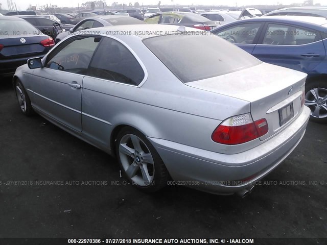 WBABV13486JT24828 - 2006 BMW 325 CI SULEV SILVER photo 3