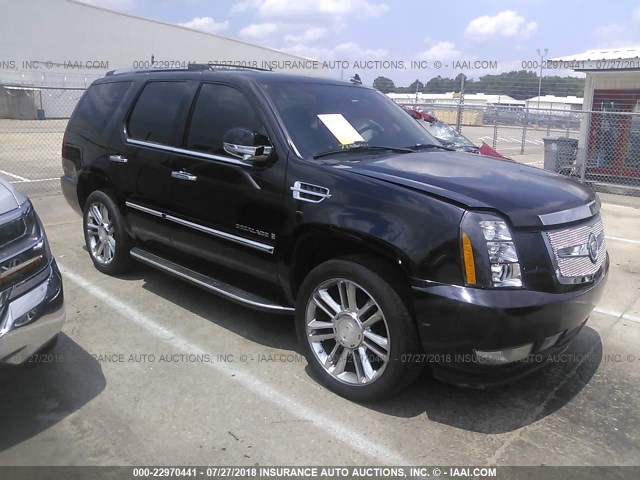 1GYEC63817R337567 - 2007 CADILLAC ESCALADE LUXURY შავი ფოტო 1