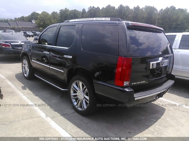 1GYEC63817R337567 - 2007 CADILLAC ESCALADE LUXURY შავი ფოტო 3