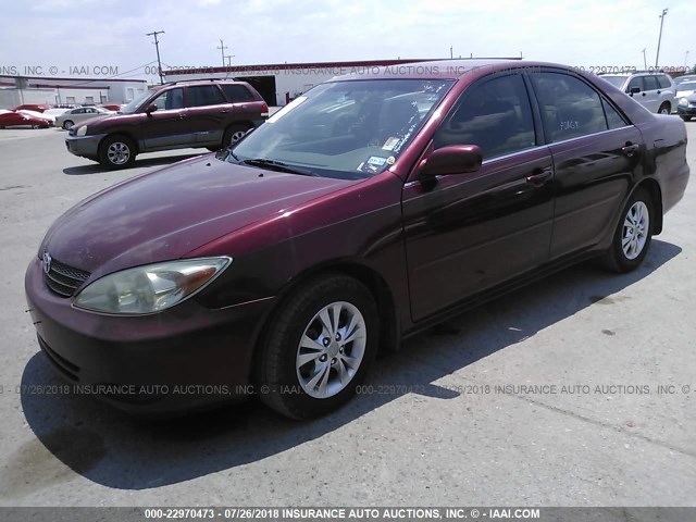 4T1BF32K64U072967 - 2004 TOYOTA CAMRY LE/XLE/SE 栗色 照片 2