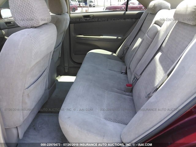 4T1BF32K64U072967 - 2004 TOYOTA CAMRY LE/XLE/SE 栗色 照片 8