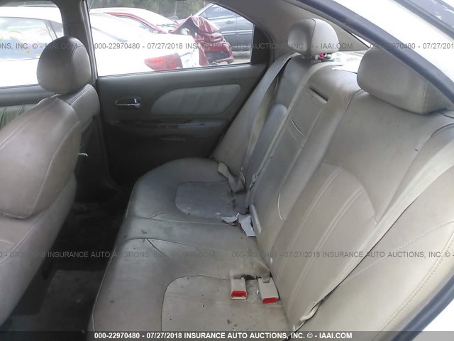 KMHWF35H03A848348 - 2003 HYUNDAI SONATA GLS/LX WHITE photo 8