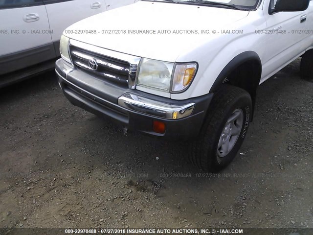 4TASN92N7YZ575920 - 2000 TOYOTA TACOMA XTRACAB PRERUNNER თეთრი ფოტო 6