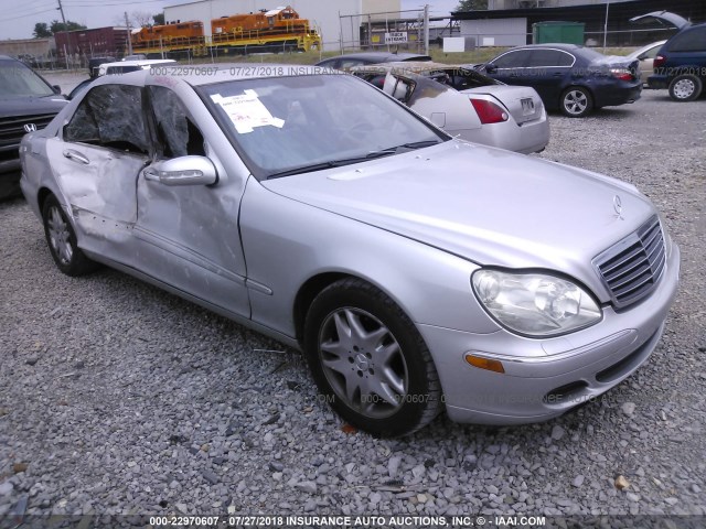 WDBNG75J03A356635 - 2003 MERCEDES-BENZ S 500 SILVER photo 1